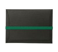 ANDERS & KOMISCH A&K Reiseetui Reise-Dokumententasche für Reisepass, nachhaltig aus Papier Schwarz