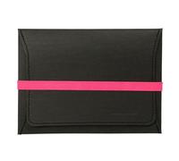 ANDERS & KOMISCH A&K Reiseetui Reise-Dokumententasche für Reisepass, nachhaltig aus Papier Schwarz