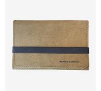 ANDERS & KOMISCH Geldbörse mittelgroß Braun - Übersichtlich.Leicht.Vegan - A&K KOMPAKT Grau