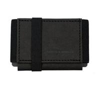 ANDERS & KOMISCH Kleines nachhaltiges Portemonnaie mit Münzfach "A&K MINI" Schwarz schwarz/schwarz