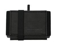 Anders & Komisch MINI PRO Karten Portemonnaie mit Münzfach Herren - Kleiner Geldbeutel Damen nachhaltig und clever - Minimal Wallet Handarbeit aus Deutschland (Schwarz) 9 x 5,5 cm