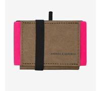 ANDERS & KOMISCH MINI PRO Wallet mit Münzfach - Kleines cleveres Portemonnaie Braun Pink