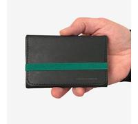 ANDERS & KOMISCH Portemonnaie mittelgroß - A&K KOMPAKT Geldbeutel vegan Schwarz Grün