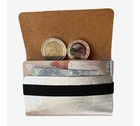 ANDERS & KOMISCH Slim Wallet mit Münzfach - Kartenetui - A&K TINY Silber Mint