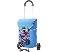 Andersen - Andersen Mix A48 Zebra Scala Shopper 40kg Traglast MADE IN GERMANY blau Blau
