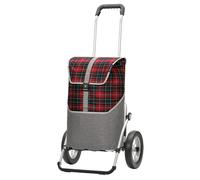 ANDERSEN Einkaufstrolley - Royal Shopper Gese rot 46 L geräumig, hochwertig, Reflektor, Aluminium, klappbar, leichtgängig