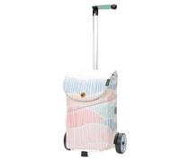 Andersen Einkaufstrolley - 46 Liter - höhenverstellbar - Aufhängung für Einkaufswagen - belastbar 40 kg - Aluminium - Kugellager-Rad Ø 17 cm - mit Kordelzug & Klett - Shopper Mix Collection A32