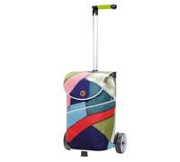Andersen Einkaufstrolley - 46 Liter - höhenverstellbar - Aufhängung für Einkaufswagen - belastbar 40 kg - Aluminium - Kugellager-Rad Ø 17 cm - mit Kordelzug & Klett - Shopper Mix Collection A43