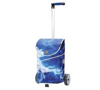 Andersen Einkaufstrolley - 46 Liter - höhenverstellbar - Aufhängung für Einkaufswagen - belastbar 40 kg - Aluminium - Kugellager-Rad Ø 17 cm - mit Kordelzug & Klett - Shopper Mix Collection A31