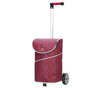 Andersen Einkaufstrolley - 46 Liter - höhenverstellbar - Aufhängung für Einkaufswagen - belastbar 40 kg - Aluminium - Kugellager-Rad Ø 17 cm - mit Kordelzug & Klett - Shopper Mix Collection A25