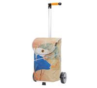 Andersen Einkaufstrolley - 46 Liter - höhenverstellbar - Aufhängung für Einkaufswagen - belastbar 40 kg - Aluminium - Kugellager-Rad Ø 17 cm - mit Kordelzug & Klett - Shopper Mix Collection A28