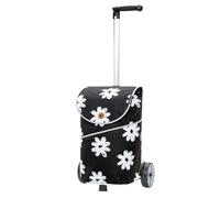 Andersen Einkaufstrolley - 46 Liter - höhenverstellbar - Aufhängung für Einkaufswagen - belastbar 40 kg - Aluminium - Kugellager-Rad Ø 17 cm - mit Kordelzug & Klett - Shopper Mix Collection A45