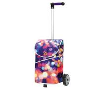 Andersen Einkaufstrolley - 46 Liter - höhenverstellbar - Aufhängung für Einkaufswagen - belastbar 40 kg - Aluminium - Kugellager-Rad Ø 17 cm - mit Kordelzug & Klett - Shopper Mix Collection A27