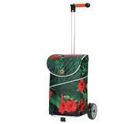 Andersen Einkaufstrolley - 46 Liter - höhenverstellbar - Aufhängung für Einkaufswagen - belastbar 40 kg - Aluminium - Kugellager-Rad Ø 17 cm - mit Kordelzug & Klett - Shopper Mix Collection A15