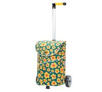 Andersen Einkaufstrolley - 46 Liter - höhenverstellbar - Aufhängung für Einkaufswagen - belastbar 40 kg - Aluminium - Kugellager-Rad Ø 17 cm - mit Kordelzug & Klett - Unus Shopper Mix Collection A52