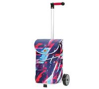 Andersen Einkaufstrolley - 46 Liter - höhenverstellbar - Aufhängung für Einkaufswagen - belastbar 40 kg - Aluminium - Kugellager-Rad Ø 17 cm - mit Kordelzug & Klett - Shopper Mix Collection A22