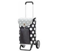 Andersen Shopper Damen Einkaufstrolley 'Alu Star' grau / schwarz / weiß, Größe One Size, 6622525 Grau / Schwarz / Weiß One Size