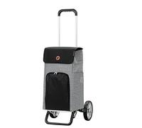 ANDERSEN Einkaufstrolley - Alu Star Shopper Hildy grau 47 L einkaufen,Handwagen,stilvoll, Aluminium, höhenverstellbar, Räder abnehmbar
