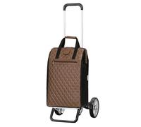 ANDERSEN Einkaufstrolley - Alu Star Shopper Inra braun 44 L funktional, geräumig, Handwagen, Leder, Aluminium, höhenverstellbar, Räder abnehmbar