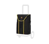 Andersen Einkaufstrolley Ersatztasche - 39 Liter - Seiten- & Fronttasche - extra Innenfach - wasserabweisend - Reflektoren - faltbar - Bahne gelb