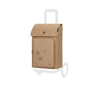 Andersen Einkaufstrolley Ersatztasche - 45 Liter - mit Kühlfach - Seiten- & Fronttasche - extra Innenfach - wasserabweisend - Reflektoren - faltbar - Erbo beige