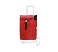 Andersen Einkaufstrolley Ersatztasche - 49 Liter - extra Innenfach - wasserdicht - Reflektoren - faltbar - Ortlieb rot