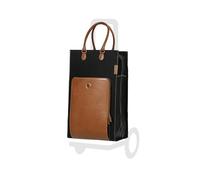 Andersen Einkaufstrolley Ersatztasche - 49 Liter - Fronttasche | Tragegriff - extra Innenfach - wasserabweisend - faltbar - Charu braun