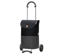 Andersen Einkaufstrolley - klappbar - 36 Liter - belastbar 40 kg - Stahlgestell - Trolley - Rad Ø 15 cm - Scala Shopper Ebba schwarz
