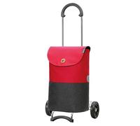 Andersen Einkaufstrolley - klappbar - 36 Liter - belastbar 40 kg - Stahlgestell - Trolley - Rad Ø 15 cm - Scala Shopper Ebba rot