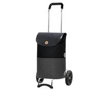 Andersen Einkaufstrolley - klappbar - 36 Liter - belastbar 40 kg - Stahlgestell - Trolley - Rad Ø 20 cm - Campus Shopper Ebba schwarz
