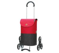 Andersen Einkaufstrolley - klappbar - 36 Liter - Treppensteiger - belastbar 40 kg - Stahlgestell - Trolley - Rad Ø 15 cm - Scala Shopper Ebba rot