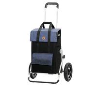 Andersen Einkaufstrolley - klappbar - 43 Liter - mit Kühlfach - Aufhängung für Einkaufswagen - belastbar 50 kg - Aluminium - Trolley - Luft-Rad Ø 25 cm - Cargo Shopper XXL Vektor blau