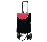 Andersen Einkaufstrolley - klappbar - 44 Liter - 4 Räder - höhenverstellbar - belastbar 50 kg - Stahlgestell - Trolley - Quattro Shopper Lova Koralle