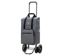 Andersen Einkaufstrolley - klappbar - 45 Liter - 4 Räder - höhenverstellbar - mit Kühlfach - belastbar 50 kg - Stahlgestell - Trolley - Quattro Shopper Wismar silbergr.