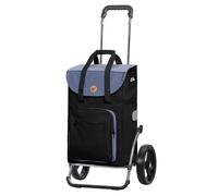Andersen Einkaufstrolley - klappbar - 45 Liter - mit Kühlfach - belastbar 60 kg - Stahlgestell - Trolley - 3-Speichen-Rad Ø 25 cm - Royal Shopper Steel Wismar schwarz