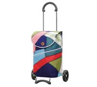 Andersen Einkaufstrolley - klappbar - 46 Liter - belastbar 40 kg - Stahlgestell - mit Kordelzug & Klett - Seiten- & Innentasche - Trolley - Rad Ø 15 cm - Scala Shopper Mix Collection A43