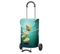 Andersen Einkaufstrolley - klappbar - 46 Liter - belastbar 40 kg - Stahlgestell - mit Kordelzug & Klett - Seiten- & Innentasche - Trolley - Rad Ø 15 cm - Scala Shopper Mix Collection A05