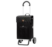 Andersen Einkaufstrolley - klappbar - 49 Liter - mit Kühlfach - belastbar 30 kg - Aluminium - Trolley - Rad Ø 15 cm - Scala Shopper Plus Malit schwarz
