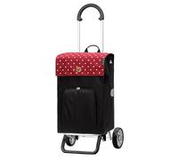 Andersen Einkaufstrolley - klappbar - 49 Liter - mit Kühlfach - belastbar 30 kg - Aluminium - Trolley - Rad Ø 15 cm - Scala Shopper Plus Malit rot