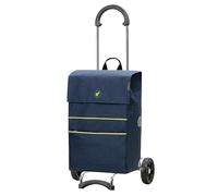 Andersen Einkaufstrolley - klappbar - 53 Liter - belastbar 40 kg | Stahlgestell - Trolley - Rad Ø 15 cm - Scala Shopper Nelon blau