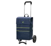 Andersen Einkaufstrolley - klappbar - 53 Liter - belastbar 40 kg - Stahlgestell - Trolley - Rad Ø 20 cm - Campus Shopper Nelon blau