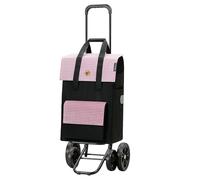 Andersen Einkaufstrolley - klappbar - 54 Liter - 4 Räder - höhenverstellbar - belastbar 50 kg - Stahlgestell - Trolley - Quattro Shopper Milla rot