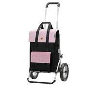 Andersen Einkaufstrolley - klappbar - 54 Liter - Aufhängung für Einkaufswagen - belastbar 50 kg - Aluminium - Trolley - Metallspeichen-Rad Ø 25 cm - Royal Shopper Milla rot