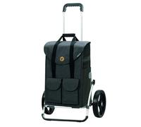 Andersen Einkaufstrolley - klappbar - 54 Liter - Aufhängung für Einkaufswagen - belastbar 50 kg - Aluminium - Trolley - 3-Speichen-Rad Ø 25 cm - Cargo Shopper XXL Jacob anthrazit
