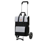 Andersen Einkaufstrolley - klappbar - 54 Liter - belastbar 40 kg - Stahlgestell - Trolley - Rad Ø 20 cm - Campus Shopper Milla schwarz