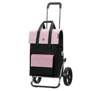 Andersen Einkaufstrolley - klappbar - 54 Liter - belastbar 60 kg - Stahlgestell - Trolley - 3-Speichen-Rad Ø 25 cm - Royal Shopper Steel Milla rot