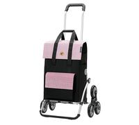 Andersen Einkaufstrolley - klappbar - 54 Liter - Treppensteiger - Aufhängung für Einkaufswagen - belastbar 50 kg - Aluminium - Trolley - Rad Ø 3 x 13 cm - Royal Shopper Milla rot