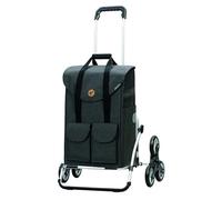 Andersen Einkaufstrolley - klappbar - 54 Liter - Treppensteiger - Aufhängung für Einkaufswagen - belastbar 50 kg - Aluminium - Trolley - Rad Ø 3 x 13 cm - Cargo Shopper XXL Jacob anthrazit