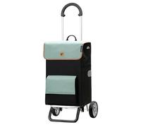 Andersen Einkaufstrolley - klappbar - 56 Liter - mit Kühlfach - belastbar 30 kg - Aluminium - Trolley - Rad Ø 15 cm - Scala Shopper Plus Solva Mint
