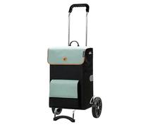 Andersen Einkaufstrolley - klappbar - 56 Liter - mit Kühlfach - belastbar 40 kg - Stahlgestell - Trolley - Rad Ø 20 cm - Campus Shopper Solva Mint
